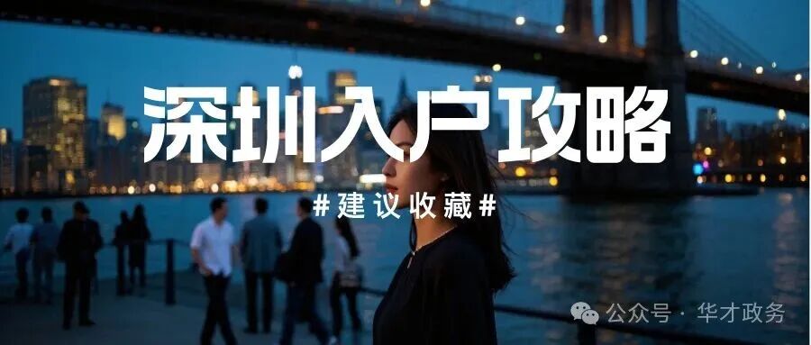 2026深圳入户超全攻略!门槛放宽+流程简化,建议收藏