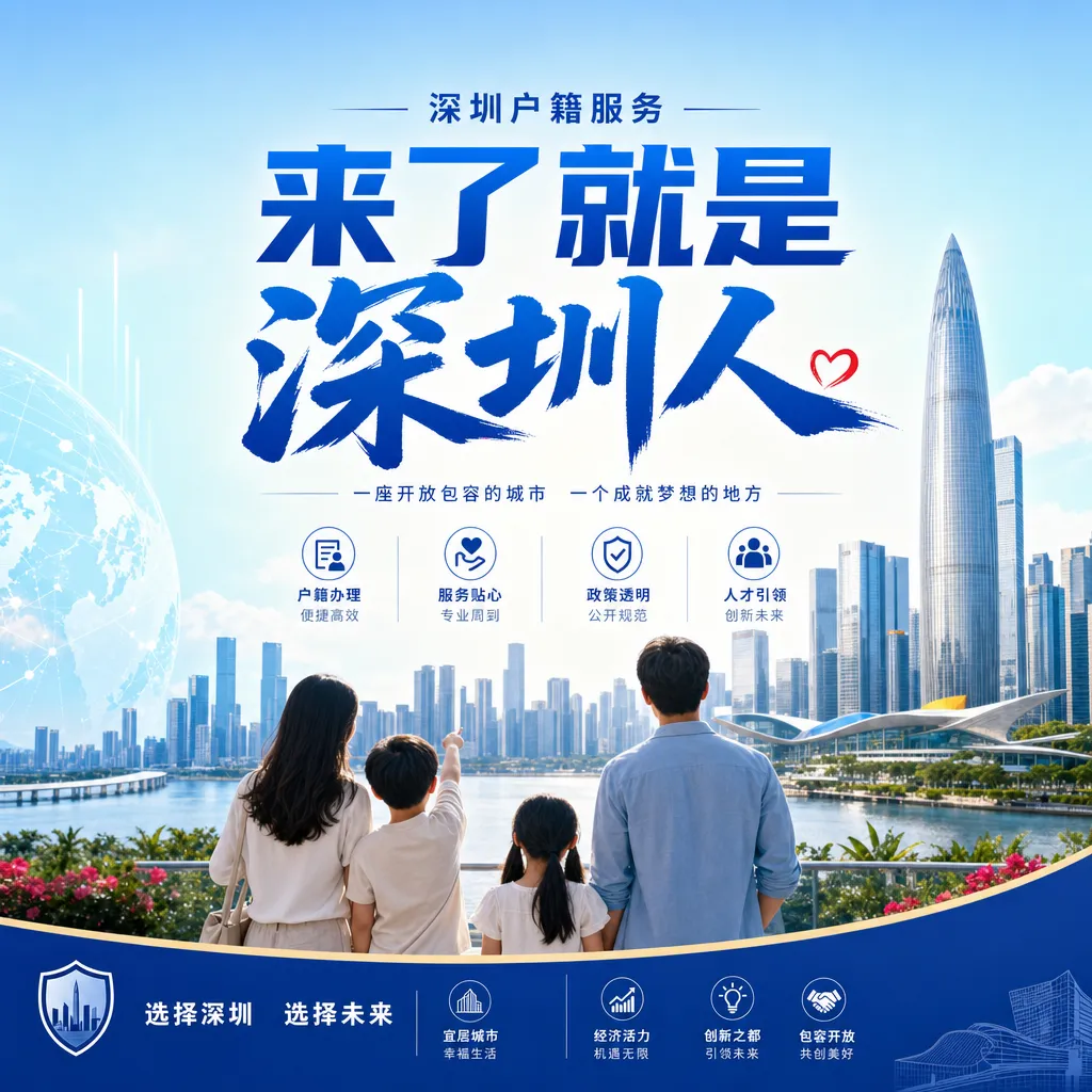 最高补贴10万!2026年深圳“抢人”再升级:中专以上、45岁以下,这可能是你离深户最近的一次